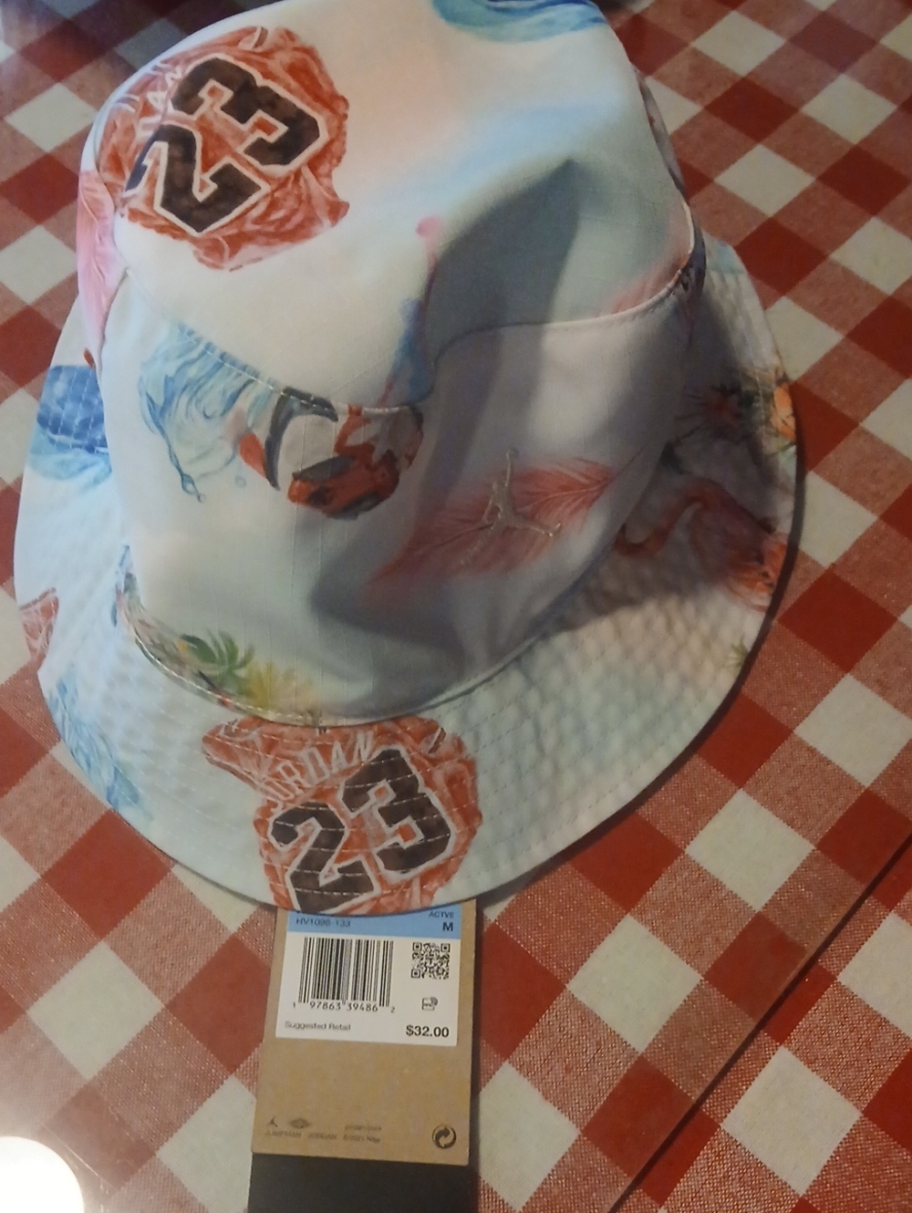 Jordan White Bucket Hat